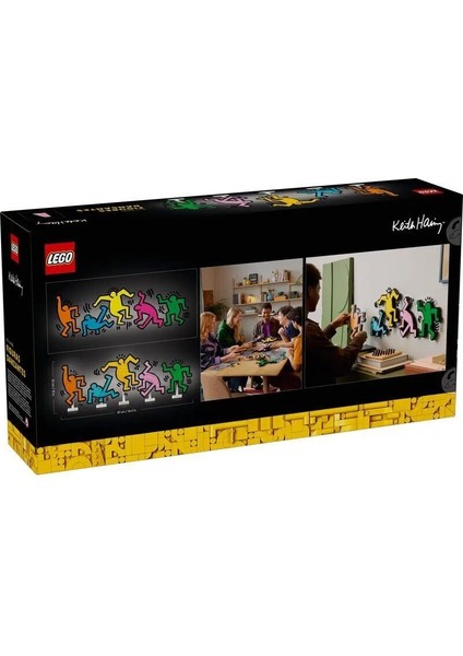 31216 LEGO Icons - Keith Haring – Dans Eden Figürler 1773 Parça +18 Yaş