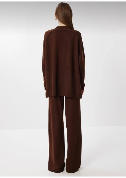 Yarım Balıkçı Yaka Triko Takım (Kazak-Pantolon) fiyatları