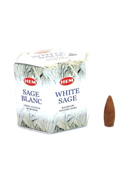 White Sage Aromalı Geri Akış Tütsü