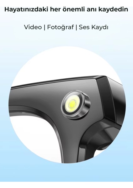 R1 Pro Akıllı Gözlük Kameralı Yapay Zeka,müzik Dinleme,telefon ile Konuşma Bluetooth