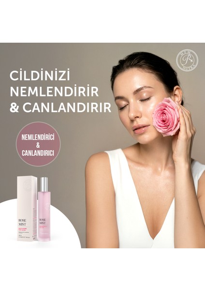 Mfm Rose Mist Nemlendiricili Gül Suyu | Pentavitin® & D-Panthenol Içerikli, Gözenek Sıkılaştırıcı