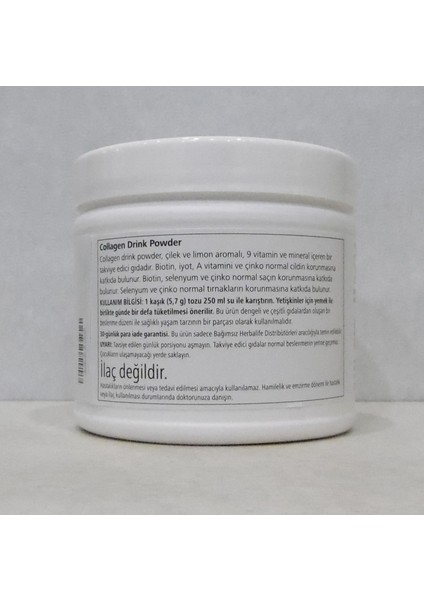 Collagen Drink Powder – Glutensiz Kolajen Takviyesi, 9 Vitamin ve Mineral Desteği 171 G modelleri