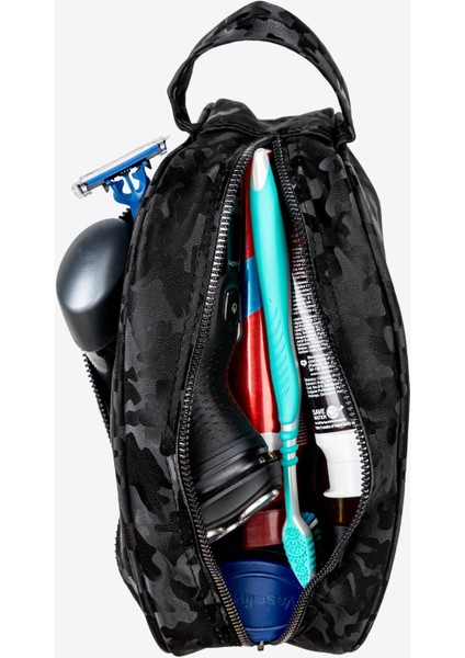 Tıraş Ürünleri Düzenleyici Pratik Çanta Organizer Tıraş ve Seyahat Çantası Erkek Hediyelik