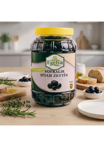 Gemlik Siyah Zeytin – Doğal, Katkısız 1 kg Siyah Sofralık Zeytin fırsatları
