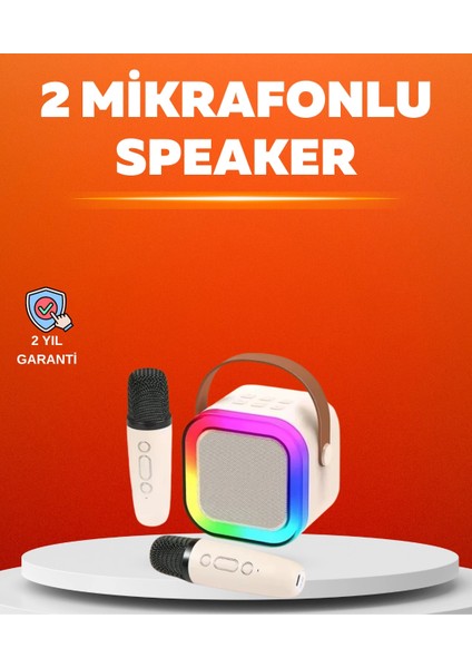 Ses Efektli Mikrofonlu Kablosuz Karaoke Sistemi
