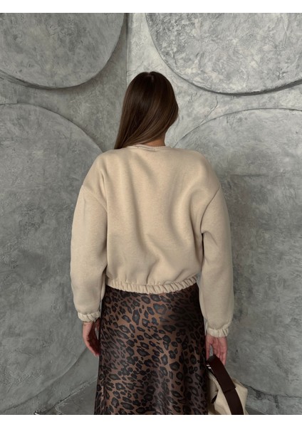 Üç Iplik Beli Lastikli Sweat Taş