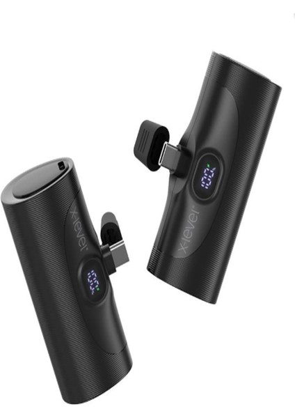 Mini Powerbank 5000 Mah, 20W Hızlı Şarj, Type-C Girişyüksek Kalite, Akım Korumalı LED Ekranlı