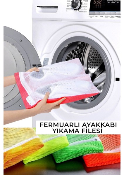 Fermuarlı Ayakkabı Yıkama Filesi