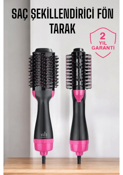 Fön Tarak Elektriklenmeyi Önleyen ve Parlaklık Veren Saç Şekillendirici