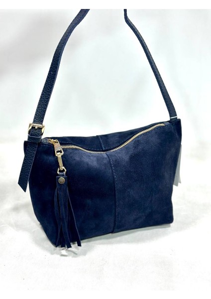 Mesbag Kadın Çanta Hakiki Süet Deri