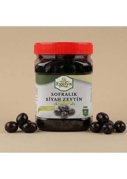 Doğal Sofralık Siyah Zeytin 500 G (Yağlı – Katkısız – Gemlik Tipi) indirimleri
