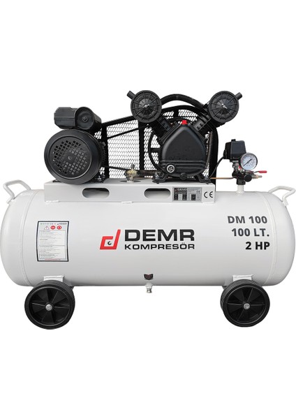 Hava Kompresörü Pistonlu 100 Lt 2 Kafa 8 Bar 2 Hp IDM100 fiyatları