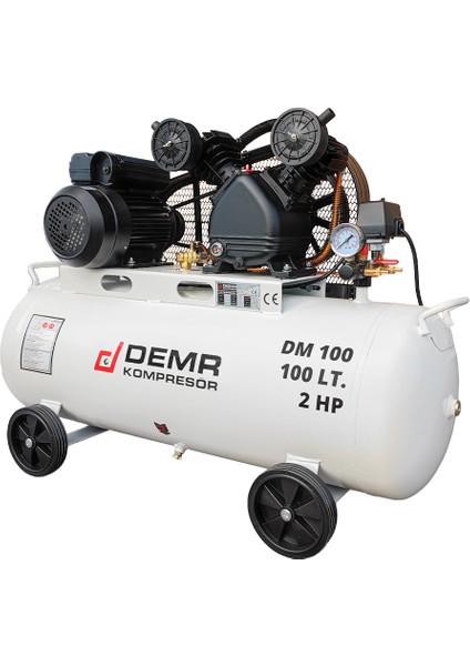 Hava Kompresörü Pistonlu 100 Lt 2 Kafa 8 Bar 2 Hp IDM100 modelleri
