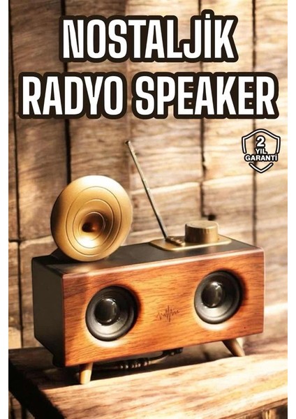Nostaljik Görünümlü Bluetooth Bağlantılı Speaker fiyatları