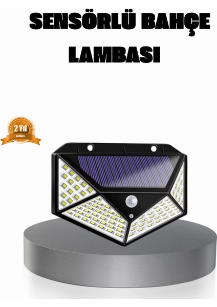 Solar Güçlü 100 LED Bahçe Lambası – Enerji Tasarruflu, Suya Dayanıklı ve Geniş Açılı Işık