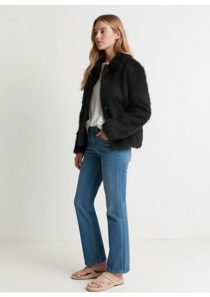 Kadın Kaşe Mont Siyah fiyatları