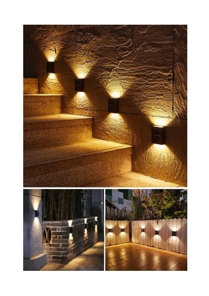 Solar Aplik Çift Taraflı Lamba