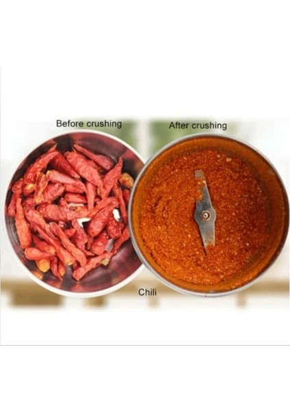 Elektrikli Kahve Keten Tohumu Baharat Öğütücü 2 Bıçak 150W indirimleri