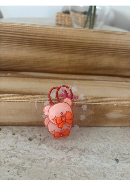 Şeffaf Renkli Ayıcık Figürlü Lastik Toka Ikili modelleri