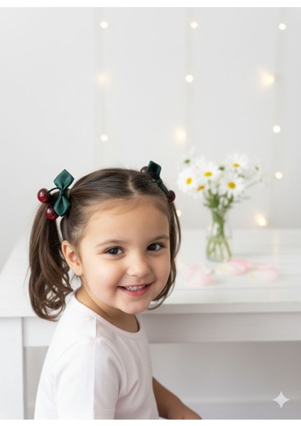 Büyük Cam Kiraz Modeli Yeşil Kurdela Detaylı Lastik Toka fiyatları