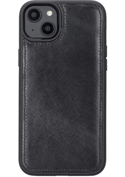 Apple iPhone 14 Plus Uyumlu Deri Cüzdanlı Kılıf Mwwn Rst1 Siyah modelleri