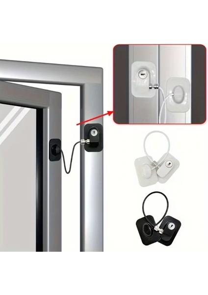 Siyah Plaka Halatlı Emniyet Kilidi fiyatları