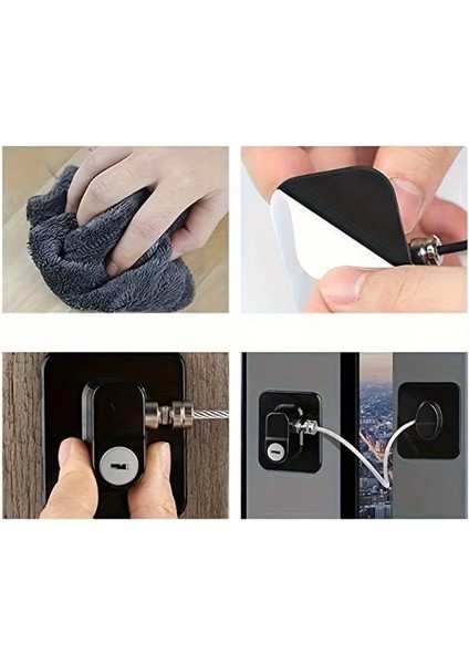 Siyah Plaka Halatlı Emniyet Kilidi modelleri