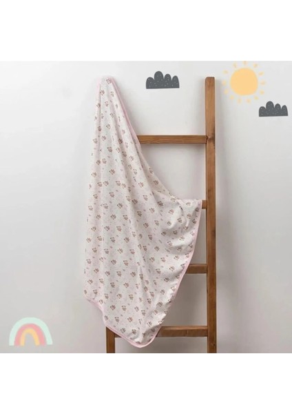 Newworld Bebek Ayıcıklı Penye Battaniye Tek Kat 80*90 cm
