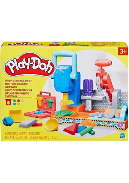 F9141 Play-Doh Renkli El Aletleri Tezgahı Oyun Seti +3 Yaş indirimleri
