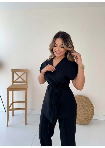 Yelekli Pantolonlu Takım Siyah indirimleri