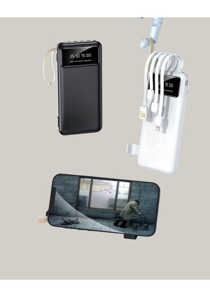 Taşınabilir 20.000 Mah Hızlı Şarj Powerbank 4 Çıkışlı fırsatları