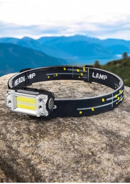 Kafa Lambası Kamp Feneri Balıkçı Feneri Başlıklı Suya Dayanıklı