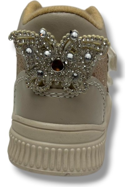 Bebe 650-26 Simli Deri Sıcak Astar Anatomik Çift Cırtlı Kız Çocuk Bot 22-25 modelleri