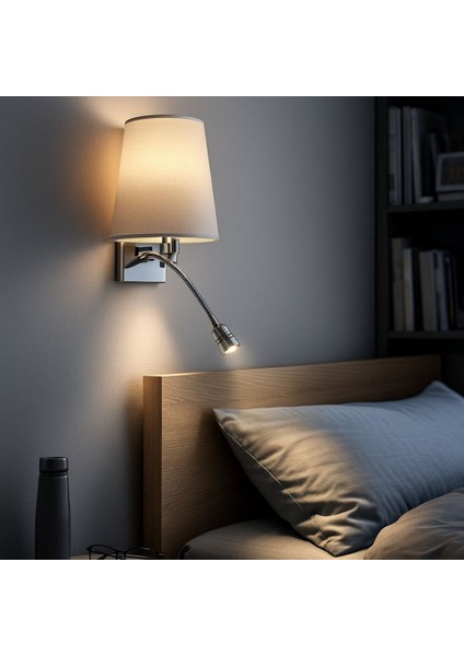 Modern Yaşam Alanları Için: Krom Kaplama Metal Başucu Okuma Lambası modelleri