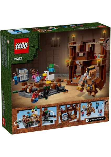 21272 LEGO Minecraft Orman Malikanesi Dövüş Ringi 491 Parça +10 Yaş indirimleri