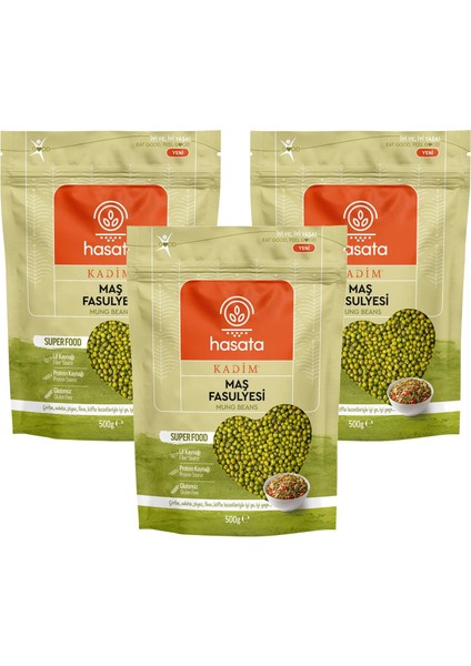 Maş Fasulyesi 500 gr x 3 Adet