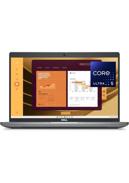 Latitude 5450 Laptop 14" Ultra 5-135U Vpro, 16GB Ram, 512 Nvme SSD 14"fhd IPS W11P + Dellçanta