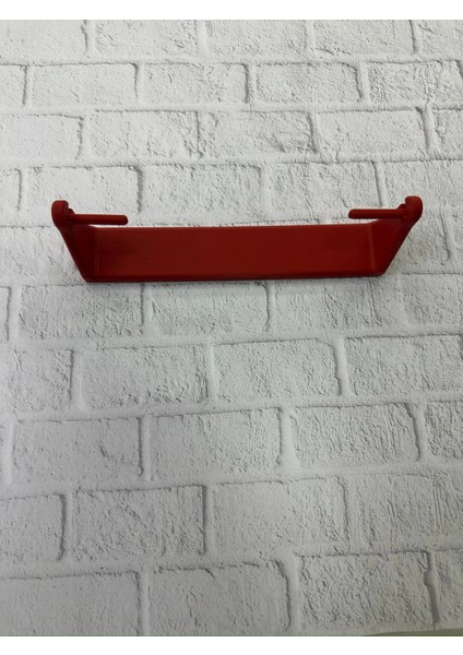 Kırmızı Peçete Tutucu Duvara Monte Pratik Kağıt Havlu Askısı