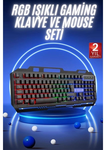 Gaming Oyuncu Klavyesi LED Aydınlatmalı Mekanik Hisli fiyatları