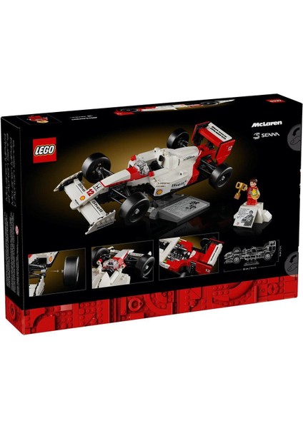10330 LEGO Icons - Mclaren Mp4/4 ve Ayrton Senna 693 Parça +18 Yaş indirimleri