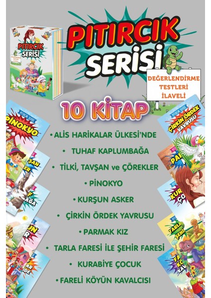 Hikaye Seti Pıtırcık Serisi 10 Kitap 2-3.sınıflar Için 32 Sayfa fiyatları