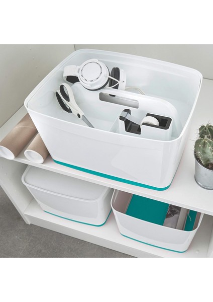 Mybox® Kapaklı Geniş Saklama Kutusu fırsatları