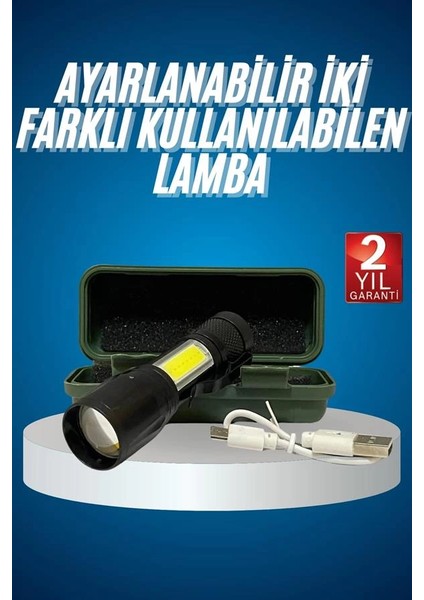 LED Lamba El Feneri Küçük Taşınabilir USB Şarjlı Acil Durum Lambası fiyatları