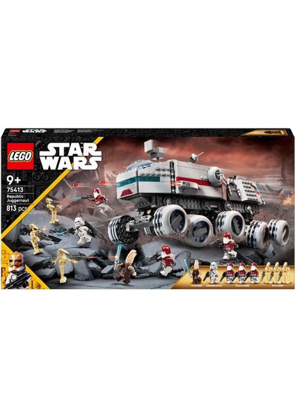 75413 LEGO Star Wars - Republic Juggernaut 813 Parça +9 Yaş