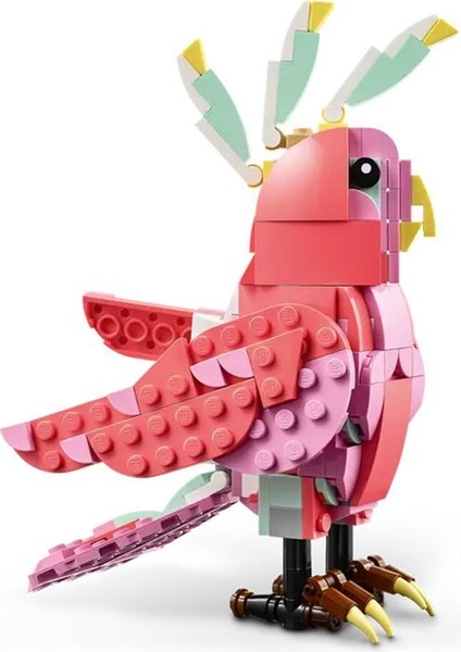 31170 LEGO Creator 3ü1 Arada Vahşi Hayvanlar:pembe Flamingo 288 Parça +8 Yaş