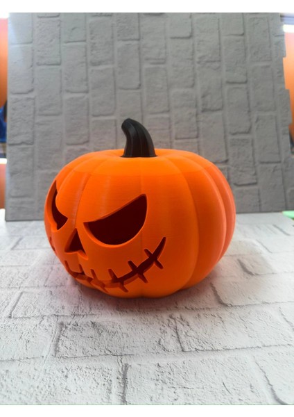 Kapaklı Balkabağı Dekor Kutusu 21×15 cm Halloween Temalı Saklama fırsatları
