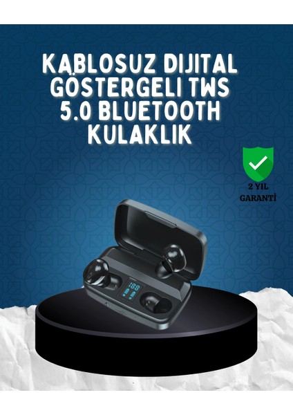 Bluetooth V5.0 Teknolojili Parmak Dokunmatik Kontrol Kulaklık Seti