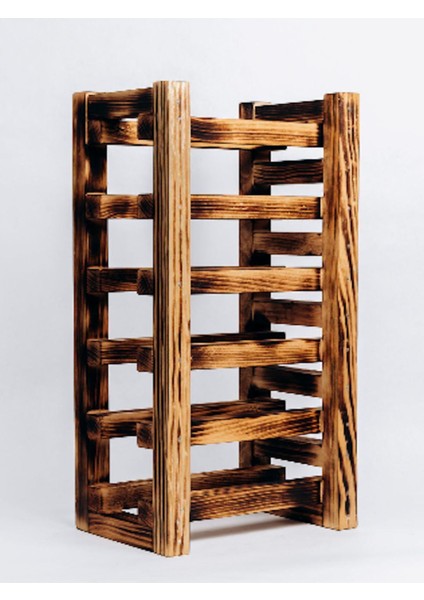 Şarap Raf Ahşap Stand