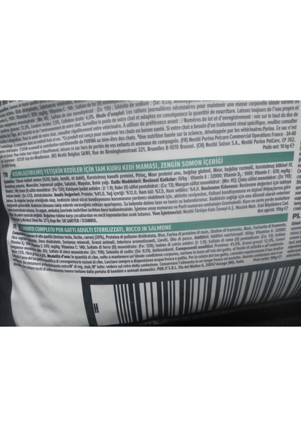 Kısırlaştırılmış Kuru Kedi Mama Somonlu 10 Kg+20 Adet 15 Gram Şekersiz Kedi Ödülü Somonlu modelleri