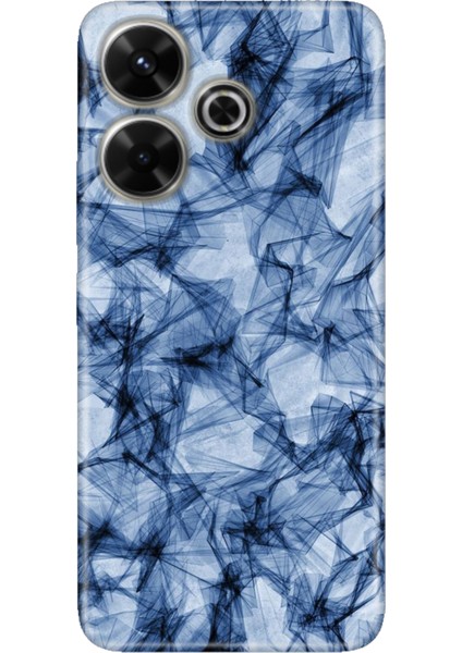 Xiaomi Redmi 13 4g Kılıf Desenli Baskılı Tpu Rubber Kapak Blue Crystal